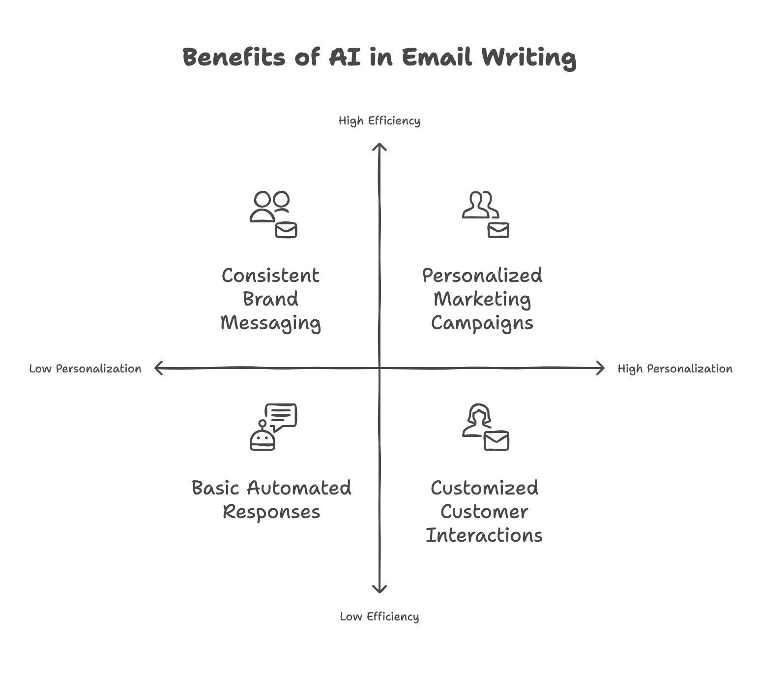 4 Pros of Using AI for Email Writing - visual selection
