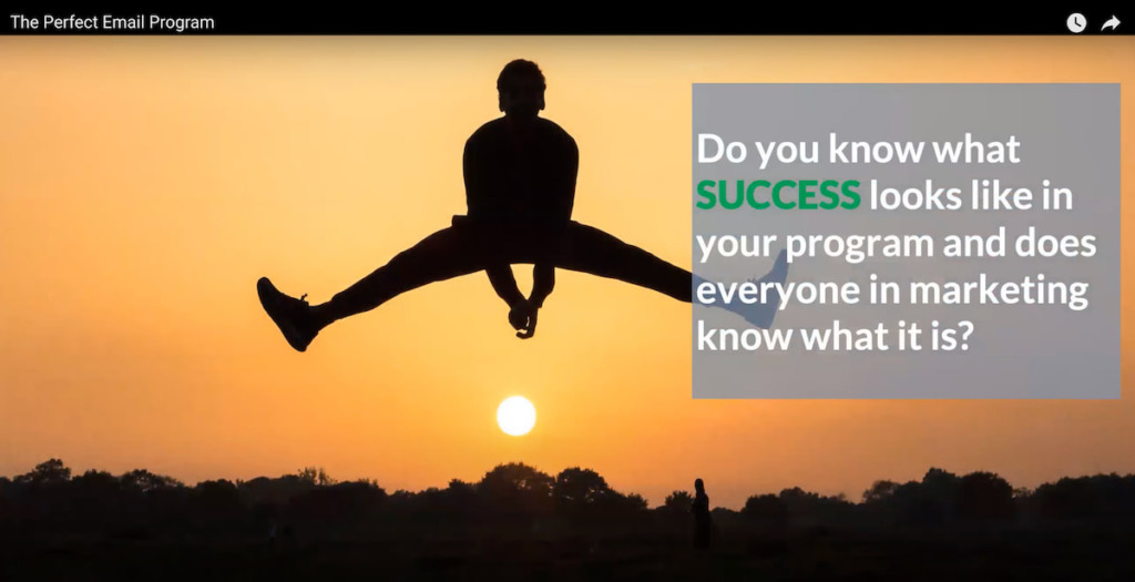 Do you know what success looks like in your email program