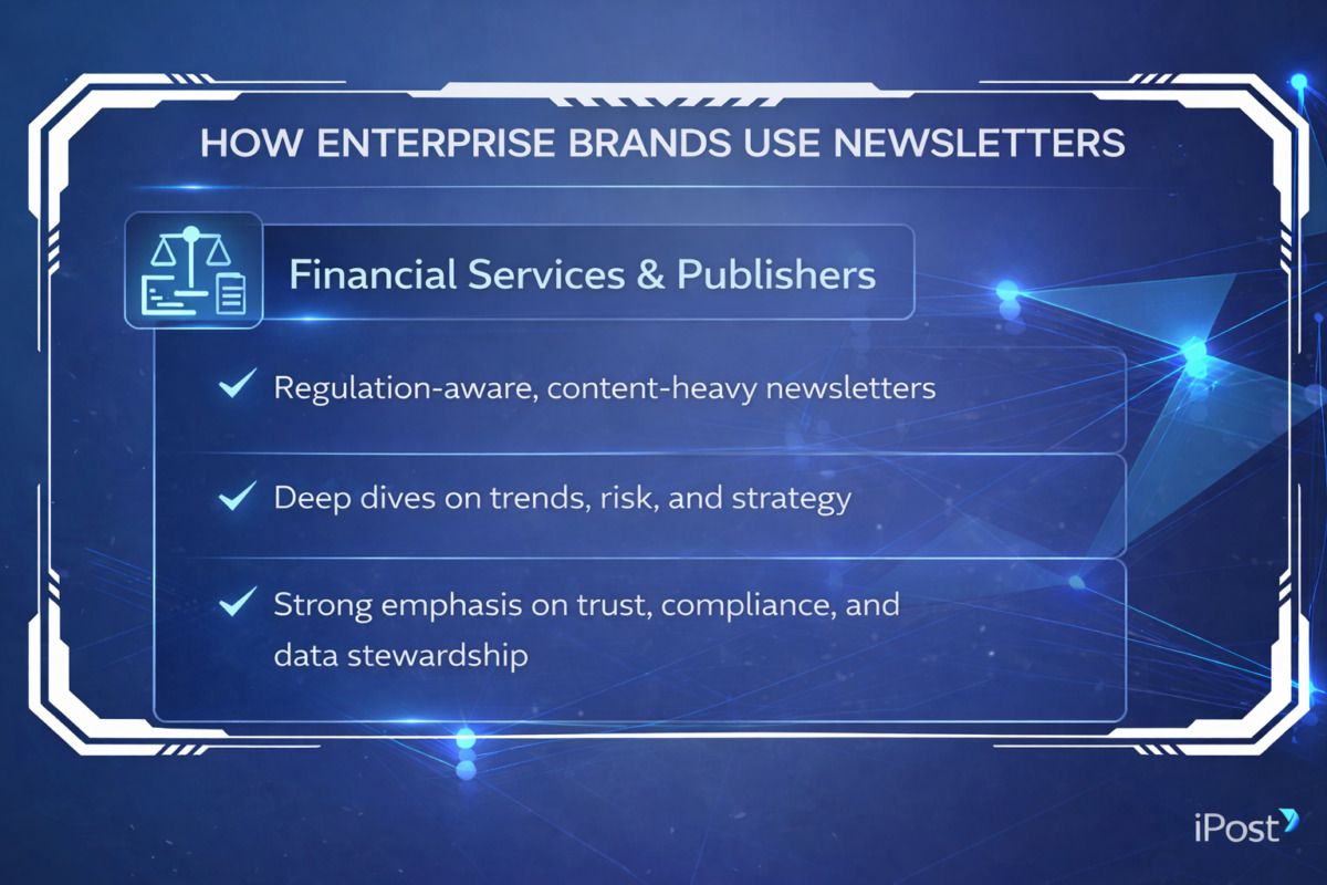 How Enterprise Brands Use Newsletters publishers