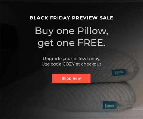 Leesa Black Friday Preview Sale Email