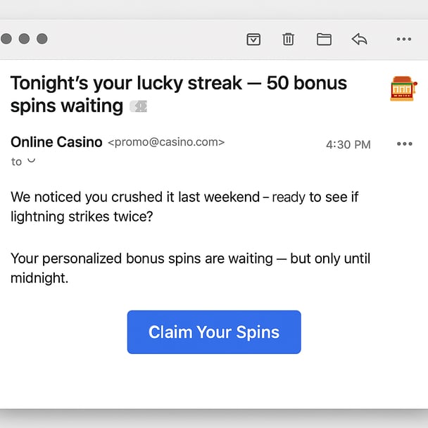 The AI-Smart Casino Email