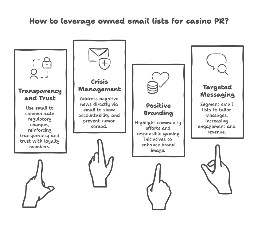 The Power of Owned Email Lists in Casino PR - visual selection