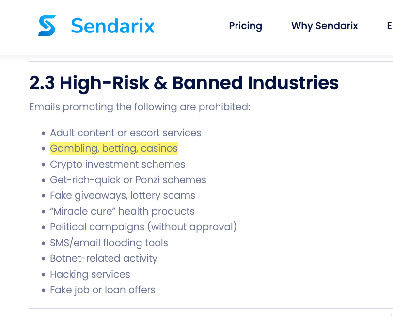 Sendarix