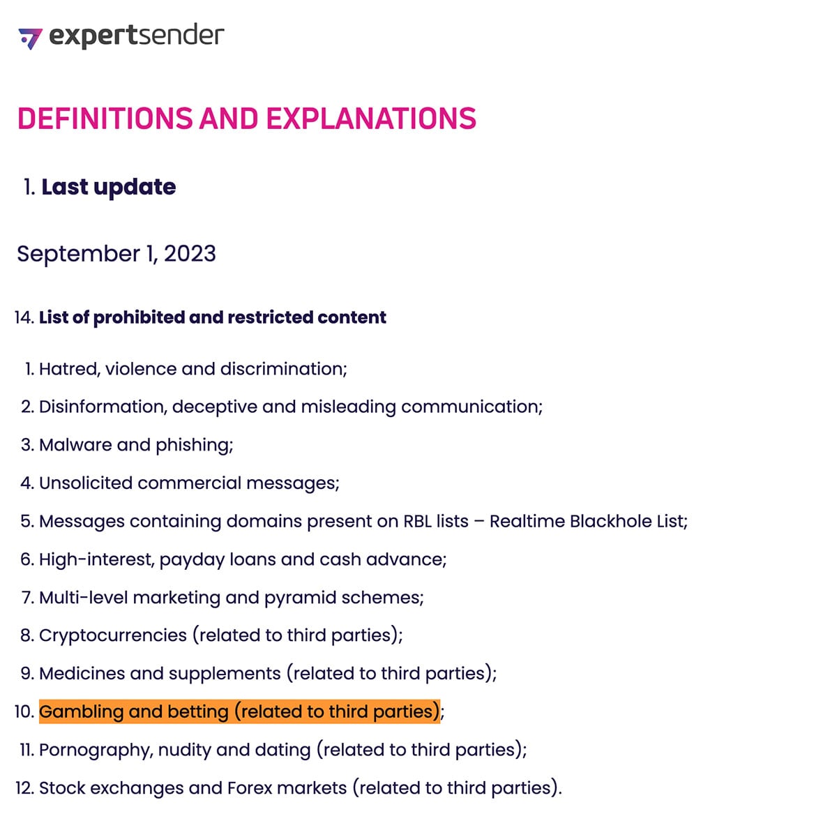 Expert Sender