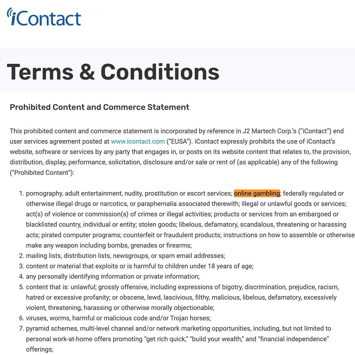 iContact