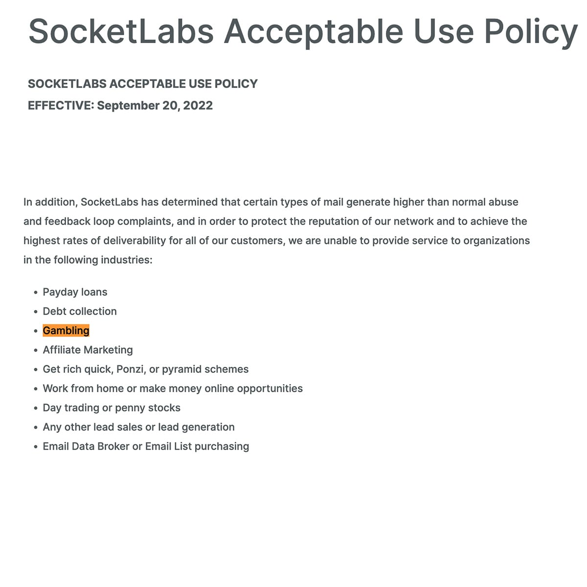 SocketLabs