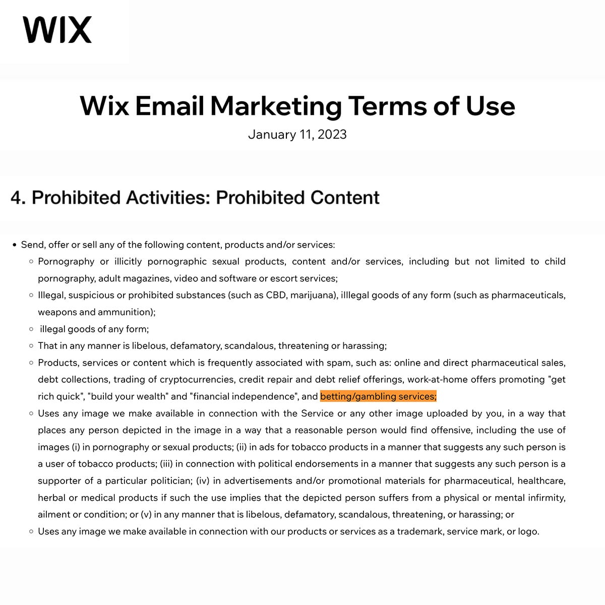Wix Shoutout