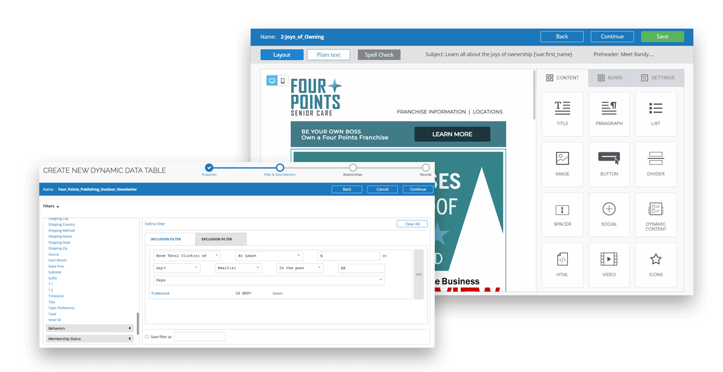 Use Your Franchise Data Like You Mean It. Manage locking down your email designs for different users